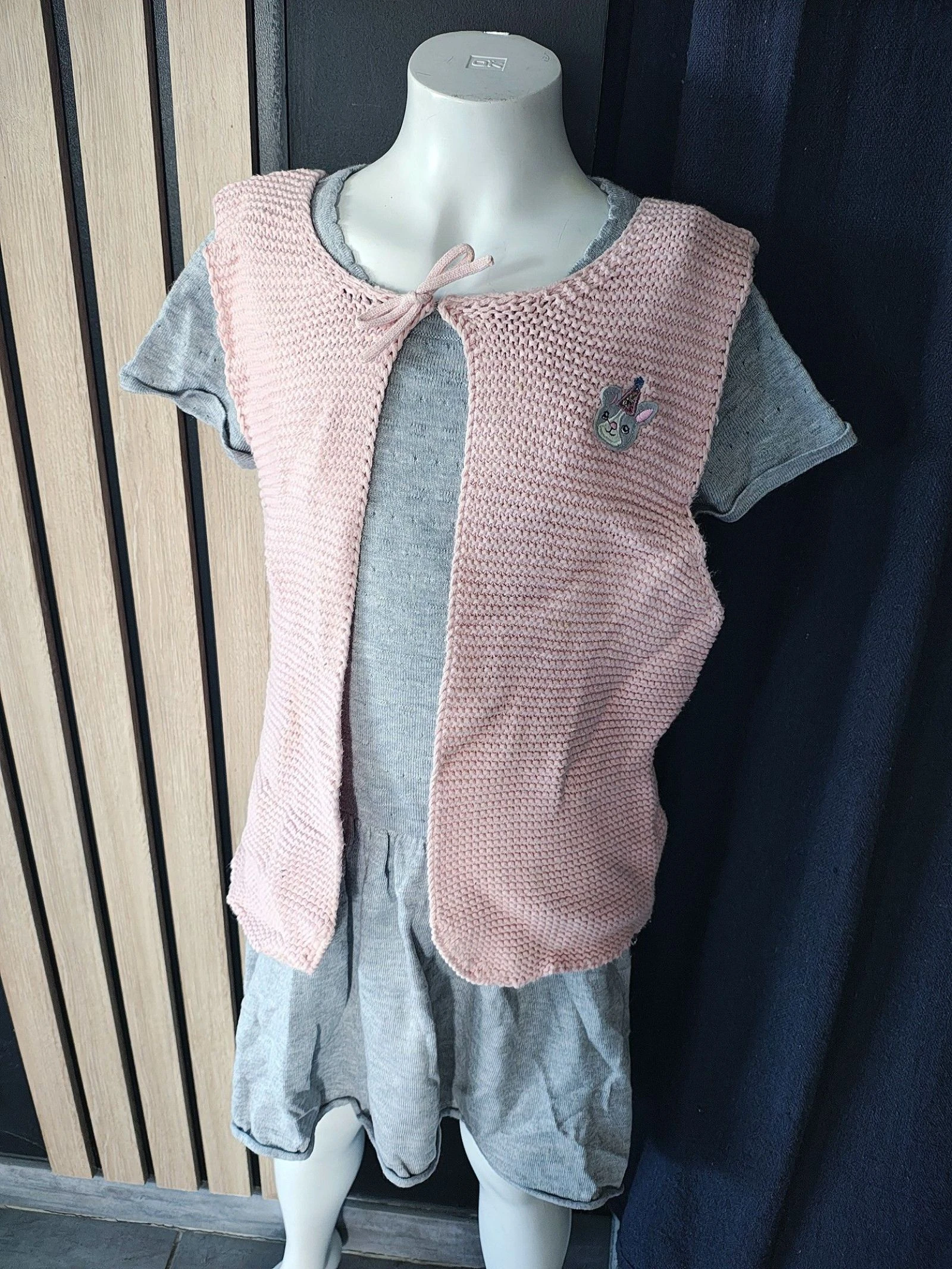 11 ans ensemble sergent major robe et gilet assorti 